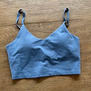Athleta elation v-neck crop A-C